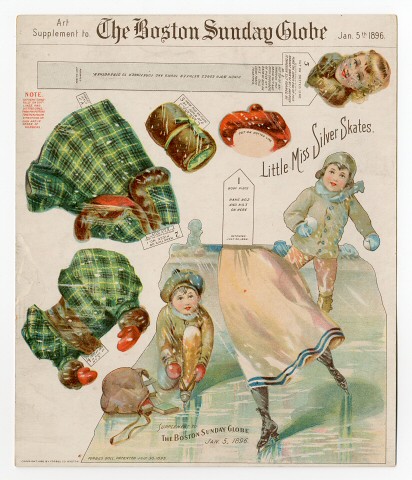 Little Miss Silver Skates - Boston Globe 1896