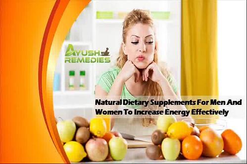 Natural Dietary Supplements For Men And Women To Increase Energy Effectively