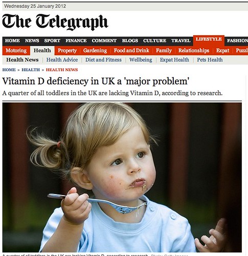 The Telegraph- Vitamin D Deficiency
